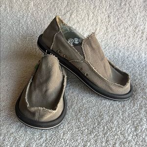 Sanuk Tan Sidewalk Surfer Slip On